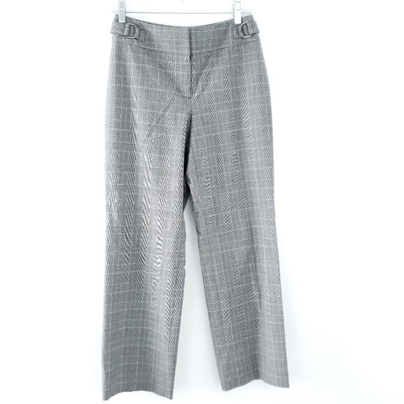 Style & Co Black Plaid Work Pants Trousers 4P Career Trousers Petite - Picture 5 of 7